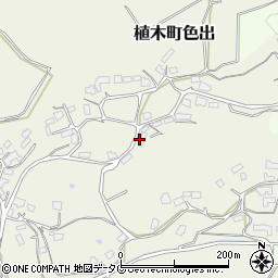 熊本県熊本市北区植木町色出492-1周辺の地図