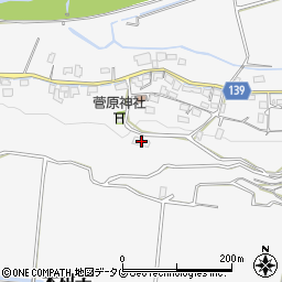 熊本県菊池市木柑子713周辺の地図