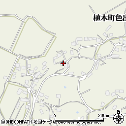 熊本県熊本市北区植木町色出345周辺の地図