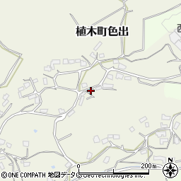熊本県熊本市北区植木町色出491周辺の地図