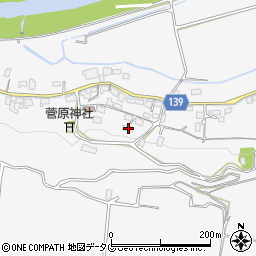 熊本県菊池市木柑子270周辺の地図