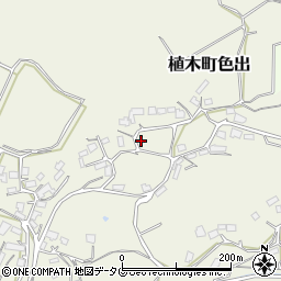 熊本県熊本市北区植木町色出332周辺の地図