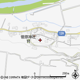 熊本県菊池市木柑子274周辺の地図