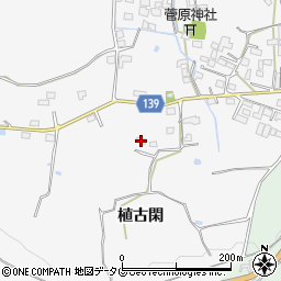 熊本県菊池市植古閑440周辺の地図