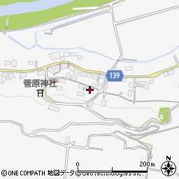 熊本県菊池市木柑子269周辺の地図