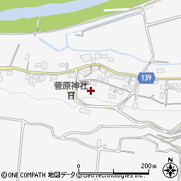 熊本県菊池市木柑子276周辺の地図
