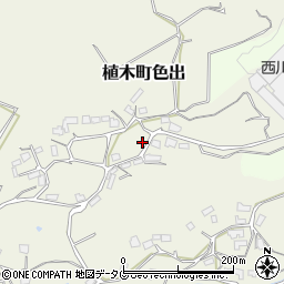 熊本県熊本市北区植木町色出512周辺の地図