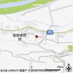 熊本県菊池市木柑子271周辺の地図