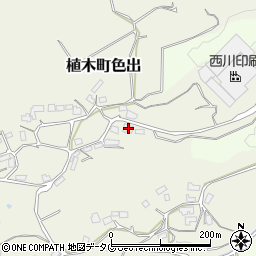 熊本県熊本市北区植木町色出476周辺の地図