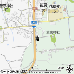 熊本県菊池市出田2445-7周辺の地図