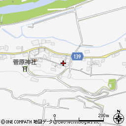 熊本県菊池市木柑子294周辺の地図