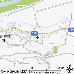 熊本県菊池市木柑子306周辺の地図