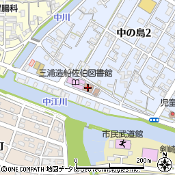 三浦造船視聴覚センター周辺の地図