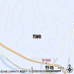 高知県宿毛市野地周辺の地図