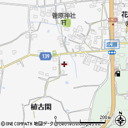 熊本県菊池市植古閑431周辺の地図