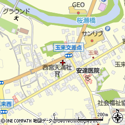 カーピット竹田周辺の地図