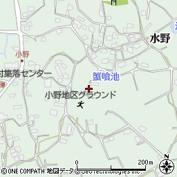 熊本県荒尾市水野672周辺の地図