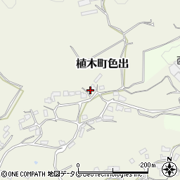 熊本県熊本市北区植木町色出514周辺の地図