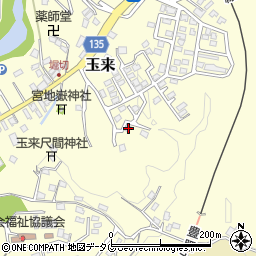 大分県竹田市玉来577-1周辺の地図