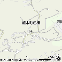 熊本県熊本市北区植木町色出530周辺の地図