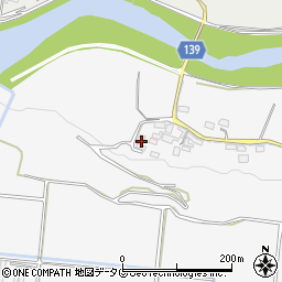 熊本県菊池市木柑子468周辺の地図