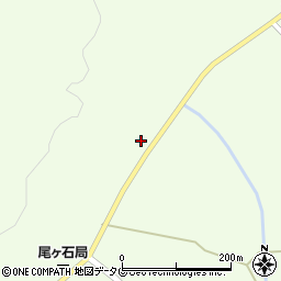 熊本県阿蘇市狩尾1040-3周辺の地図