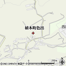 熊本県熊本市北区植木町色出515周辺の地図