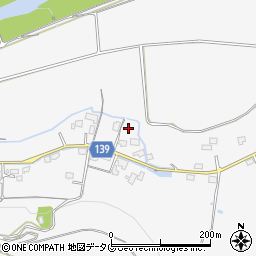 熊本県菊池市木柑子114周辺の地図