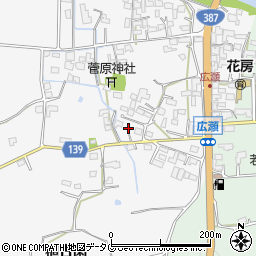 熊本県菊池市植古閑386周辺の地図