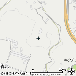 熊本県菊池市乙森北403周辺の地図