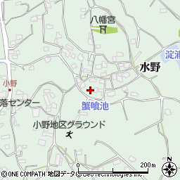 熊本県荒尾市水野624周辺の地図