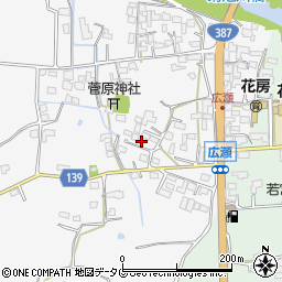 熊本県菊池市植古閑161周辺の地図