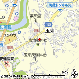 高森竹田線周辺の地図
