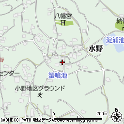 熊本県荒尾市水野617周辺の地図