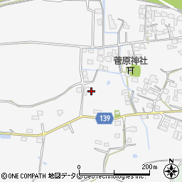熊本県菊池市植古閑369周辺の地図