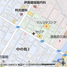 大分県佐伯市中ノ島東町3-35周辺の地図