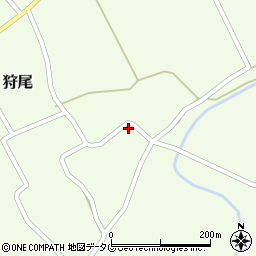 熊本県阿蘇市狩尾825-3周辺の地図