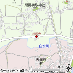 慈恩寺周辺の地図