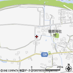 熊本県菊池市植古閑223-2周辺の地図