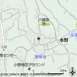 熊本県荒尾市水野600周辺の地図