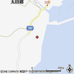 長崎県南松浦郡新上五島町太田郷884周辺の地図