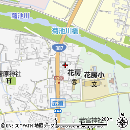 熊本県菊池市植古閑125周辺の地図