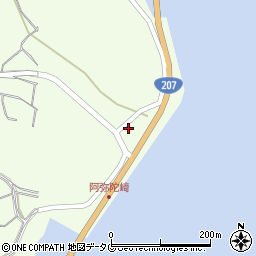 小長井町漁協直売店周辺の地図