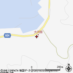 大分県佐伯市鶴見大字吹浦1674-2周辺の地図