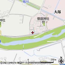 熊本県菊池市大塚4周辺の地図
