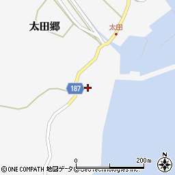 長崎県南松浦郡新上五島町太田郷2037周辺の地図