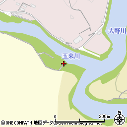 大分県竹田市玉来143周辺の地図