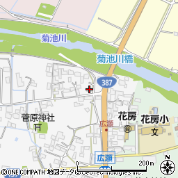 熊本県菊池市植古閑94周辺の地図