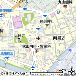 中浦循環器クリニック周辺の地図