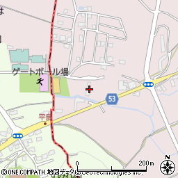 熊本県菊池市七城町小野崎894周辺の地図
